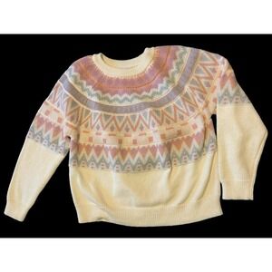 NWT Grace+Karma Love Yourself Knit Sweater Women's Cream 1X